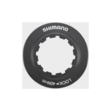Shimano SM-RT81 internal lock ring and washer for brake rotors, components replacement part, shown on white background.