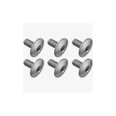 Shimano SPD-SL cleat bolts, 10mm, 6-pack, replacement cycling components for secure pedal attachment.