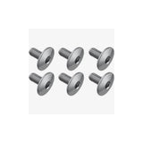 Shimano SPD-SL cleat bolts, 10mm, 6-pack, replacement cycling components for secure pedal attachment.