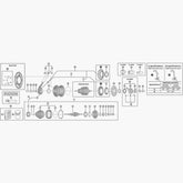 Shimano SG-8C20 left hand lock nut for bike hub, 3mm genuine replacement component, shown on a white background.