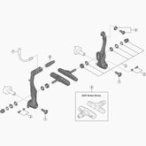 Shimano Br-M421 Fixing Bolt M6 X 25 Mm Black Spares & Accessories