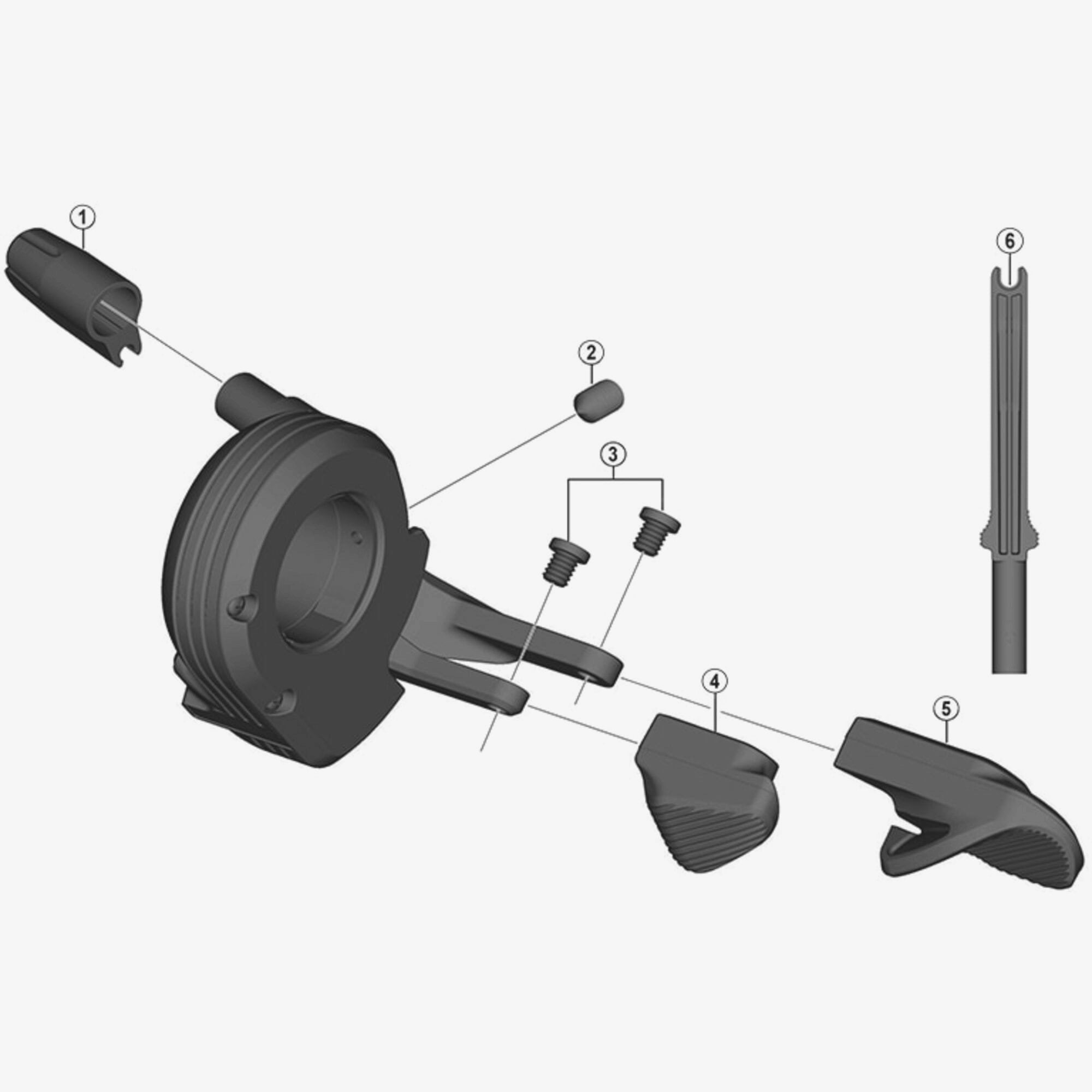 Shimano SW-M9050 right A lever replacement for smooth gear shifting, bicycle component for Shimano mountain bike groupset.
