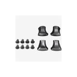 Shimano FC-M9000 chainring fixing bolts for double crankset, pack of 4, bicycle component hardware for secure chainring attachment.