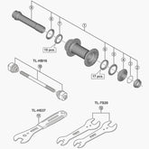 Shimano Hb-M8010 Hub Axle Unit