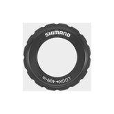 Shimano HB-M8010 external lock ring and washer for bicycle hub replacement, genuine Shimano spare components.