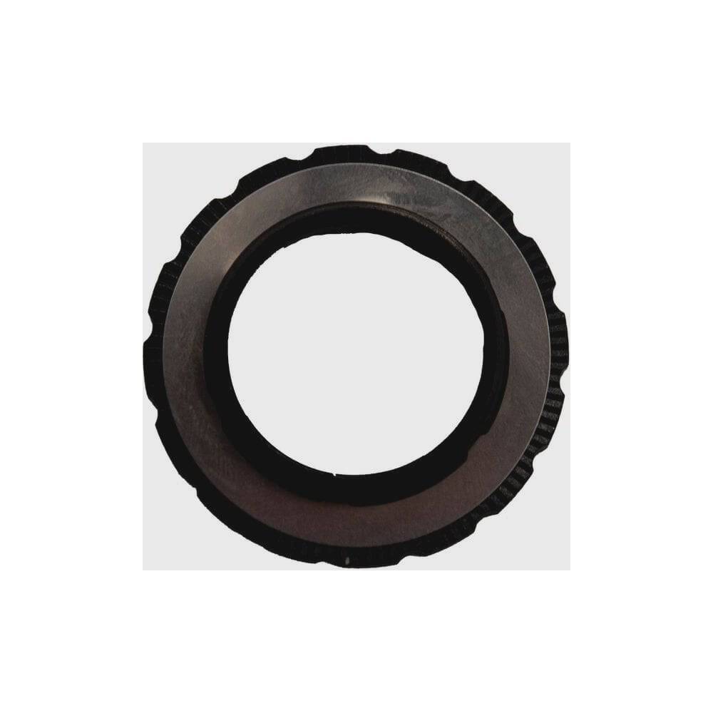 Shimano HB-M8010 external lock ring and washer, genuine hub replacement components for bicycle wheel maintenance.