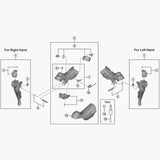 Shimano Spares ST-4700 left hand gear shifter bracket for precise bike gear shifting components