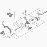 Shimano Br-4700 Arm Bolt Unit M6 X 26.5 Mm Spares & Accessories