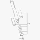 Shimano SM-BTR2 adaptor unit for Shimano brake systems, genuine replacement component, metal part with fittings visible.