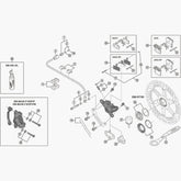 Shimano Br-M987 Pad Axle And Snap Retainer Spares & Accessories