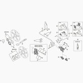 Shimano Sm-Rt76 Rotor Fixing Bolt Unit Spares & Accessories