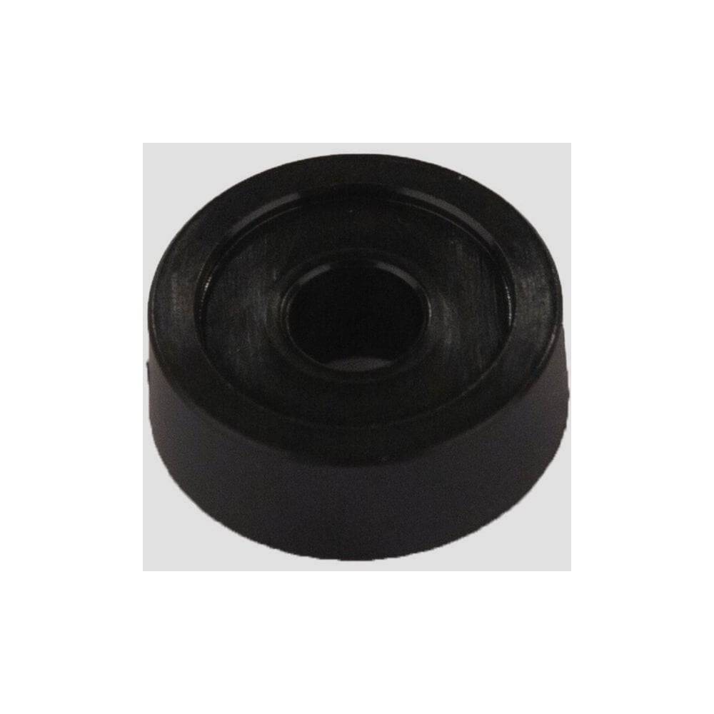 Shimano DU-E6000 genuine spacer for crankset alignment, component replacement part, black plastic with precise dimensions.