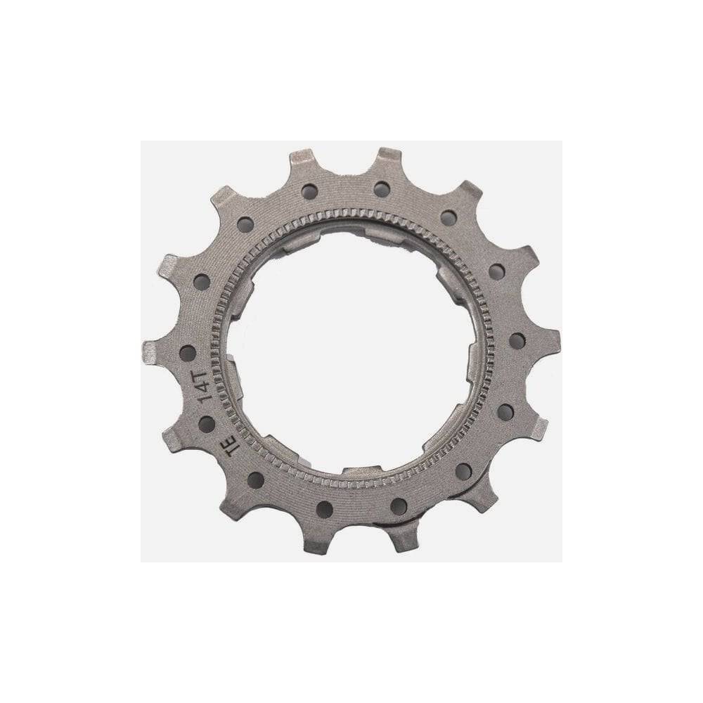 Shimano CS-6600 14T sprocket replacement for smooth gear shifts, showing a close-up of the bicycle component.
