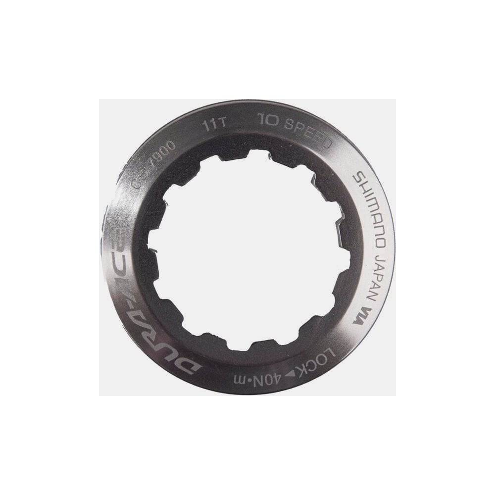 Shimano CS-7900 lockring and spacer for 11T cassette, bicycle components, replacement parts for Shimano groupset.