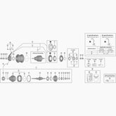 Shimano Sg-C6001-8C Internal Assembly, 184 Mm