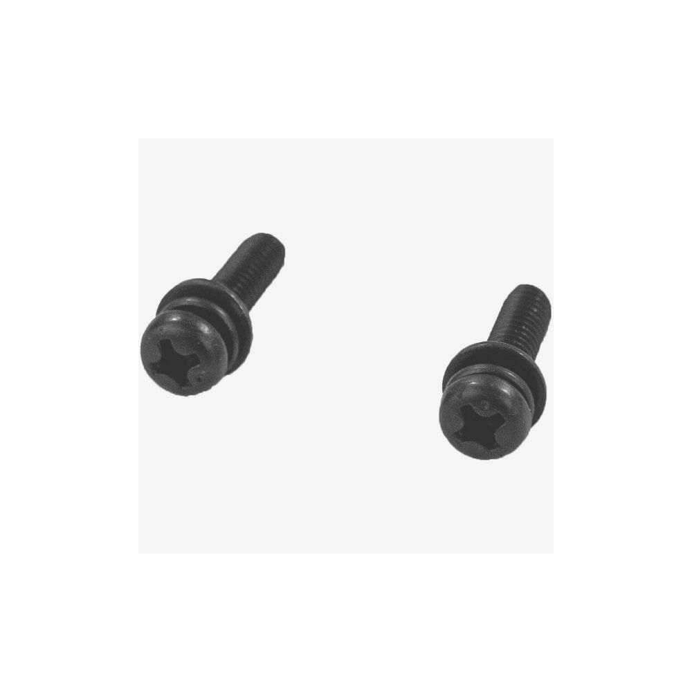 Shimano SC-E6010 brake component M4 x 15.5mm fixing screws, 2-pack, for e-bike brake system repair and replacement.