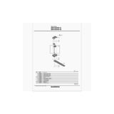 Shimano BM-E6000 brake harness assembly, genuine 1000mm replacement component for e-bike brake systems, Shimano spares.
