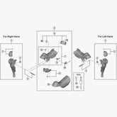 Shimano St-4700 Right Hand Bracket Assembly Spares & Accessories