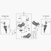 Shimano St-R3000 Left Hand Name Plate And Screw Spares & Accessories