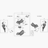 Shimano St-R9100 Right Hand Bracket Unit Spares & Accessories