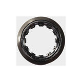 Shimano CS-M7000 lock ring and spacer for cassette, genuine replacement components, black metal bike parts.