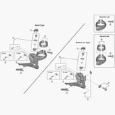 Shimano Fd-R9100 Adjust Bolts And Plate Spares & Accessories
