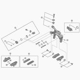 Shimano Br-R9110-F Adjust Bolt Spares & Accessories
