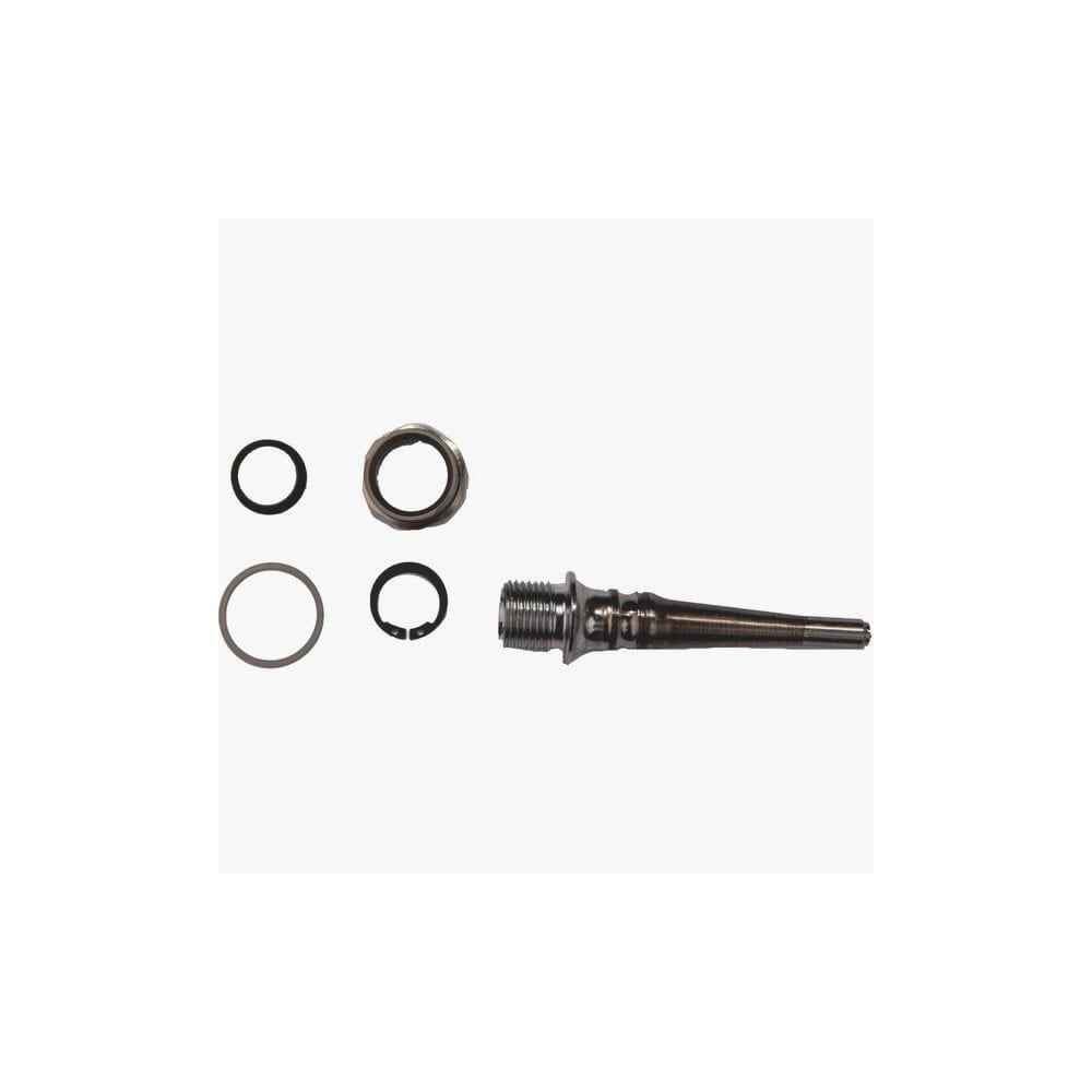 Shimano PD-R9100 right hand pedal axle assembly replacement component for bike pedals, showing detailed metal parts.