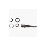 Shimano PD-R9100 right hand pedal axle assembly replacement component for bike pedals, showing detailed metal parts.