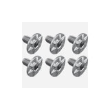 Shimano PD-R9100 cleat fixing bolts M5 x 8mm, pack of 6, genuine Shimano spare components for cycling pedals.