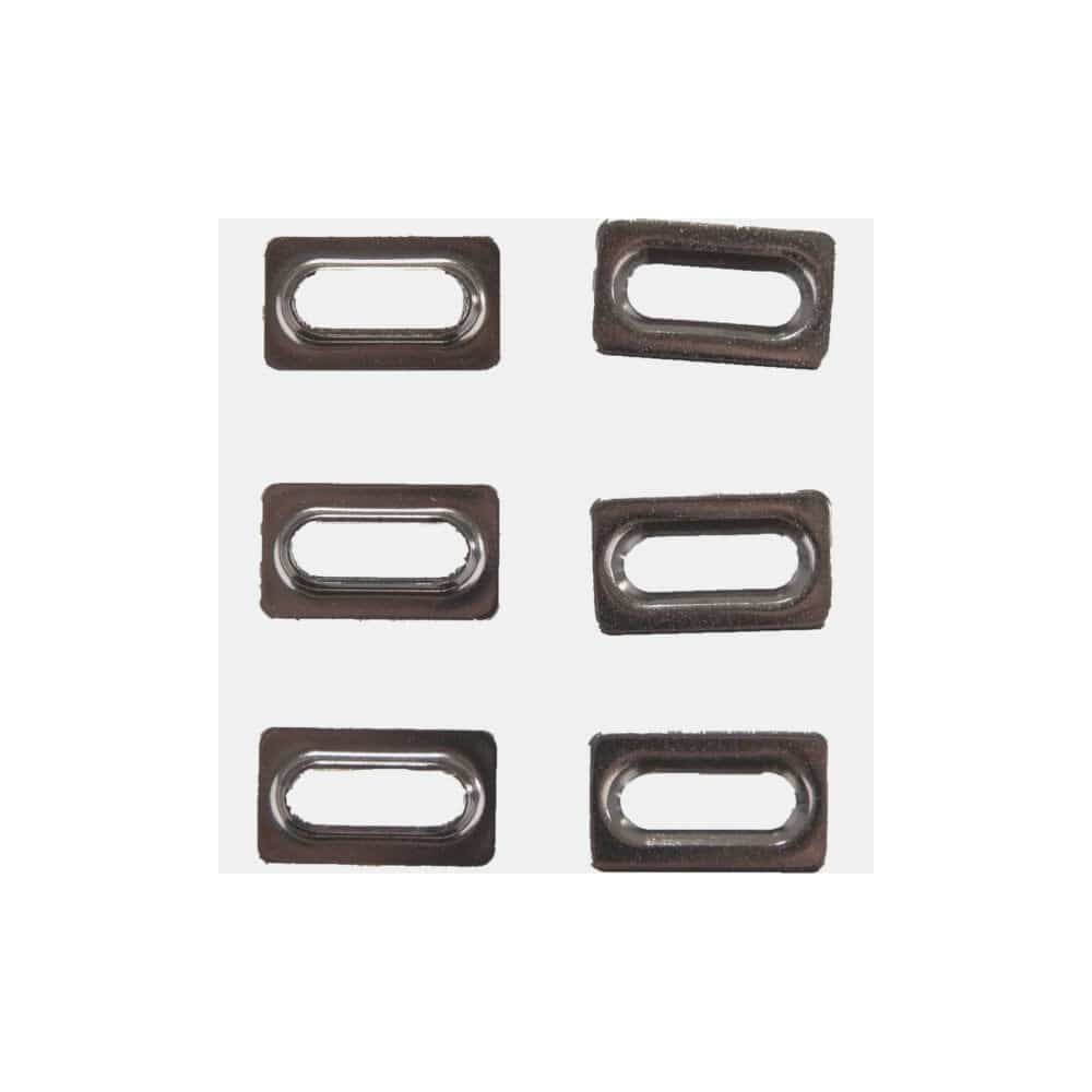 Shimano PD-R9100 cleat washer pack of 6 silver spare components for bicycle pedals.