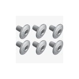 Shimano Spares M5 x 8mm cleat fixing bolts for cycling shoes, pack of 6, genuine replacement spares.