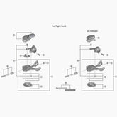 Shimano Sl-M6000 Right Hand Bracket And Fixing Bolt For Without Indicator Type Spares & Accessories
