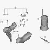 Shimano St-9000 Clamp Band Unit 23.8-24.2 Mm Spares & Accessories
