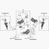Shimano St-R2000 Left Hand Name Plate And Screw Spares & Accessories