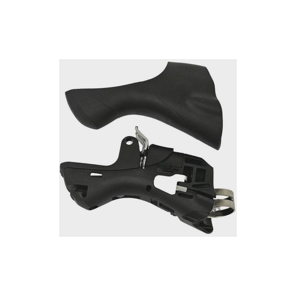 Shimano ST-R2000 left hand shifter bracket assembly, replacement component for road bike shifters, Shimano spare parts.