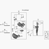 Shimano St-R2030 Left Hand Name Plate And Screw Spares & Accessories