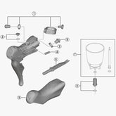 Shimano St-R8070 Clamp Band Unit 23.8-24.2 Mm Spares & Accessories