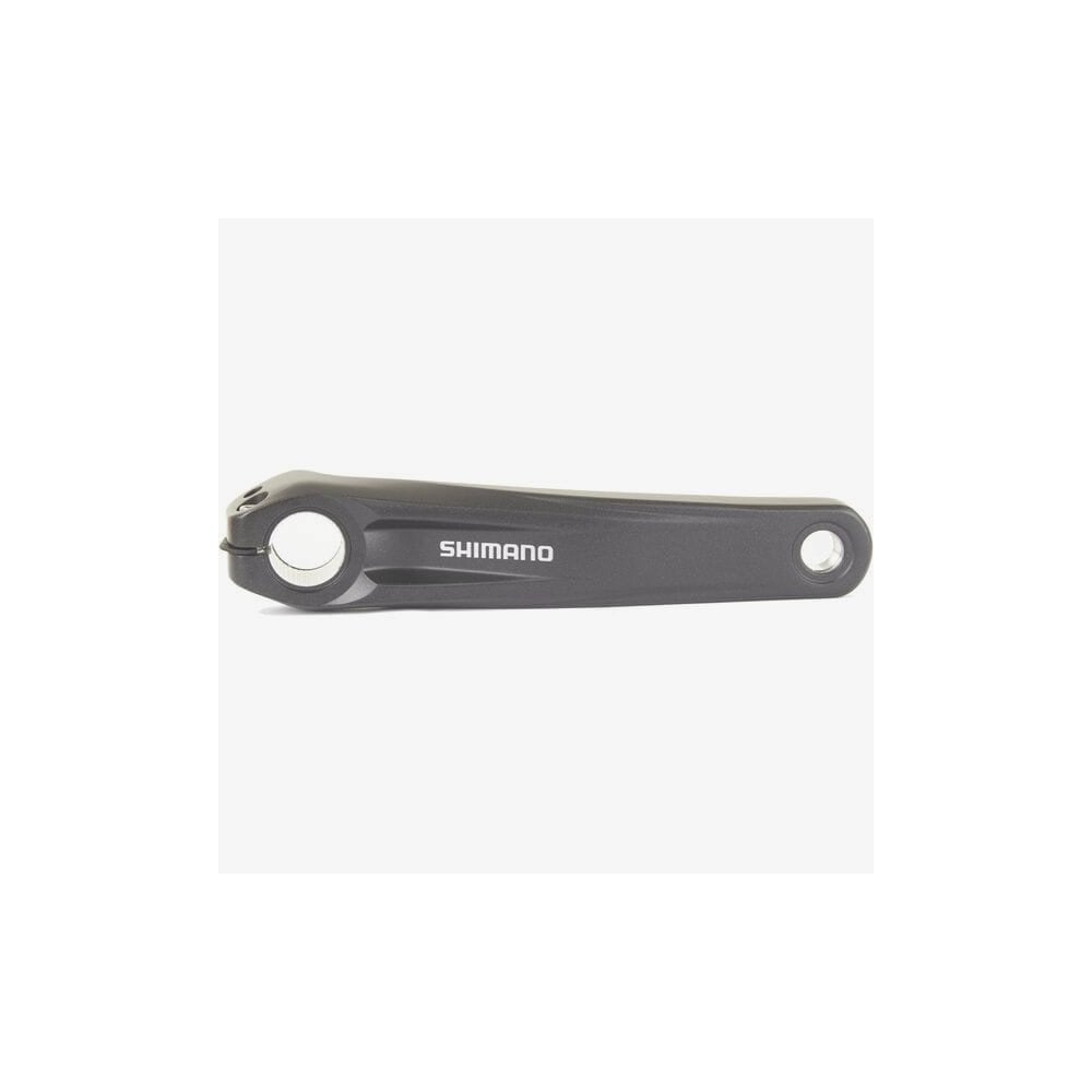 Shimano FC-MT500 left hand crank arm 175mm replacement component for bike cranksets, showing the black crank arm with Shimano branding.