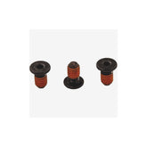 Shimano SM-CDE80 back plate fixing bolts pack of 3 for bicycle components, spare Shimano bike parts on white background.