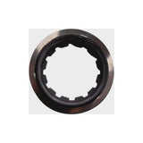Shimano Spares lock ring and spacer components for CS-HG800-11 crankset maintenance, shown in close-up image.