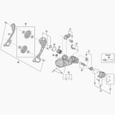 Shimano Rd-M8050 Bracket Axle Unit Spares & Accessories