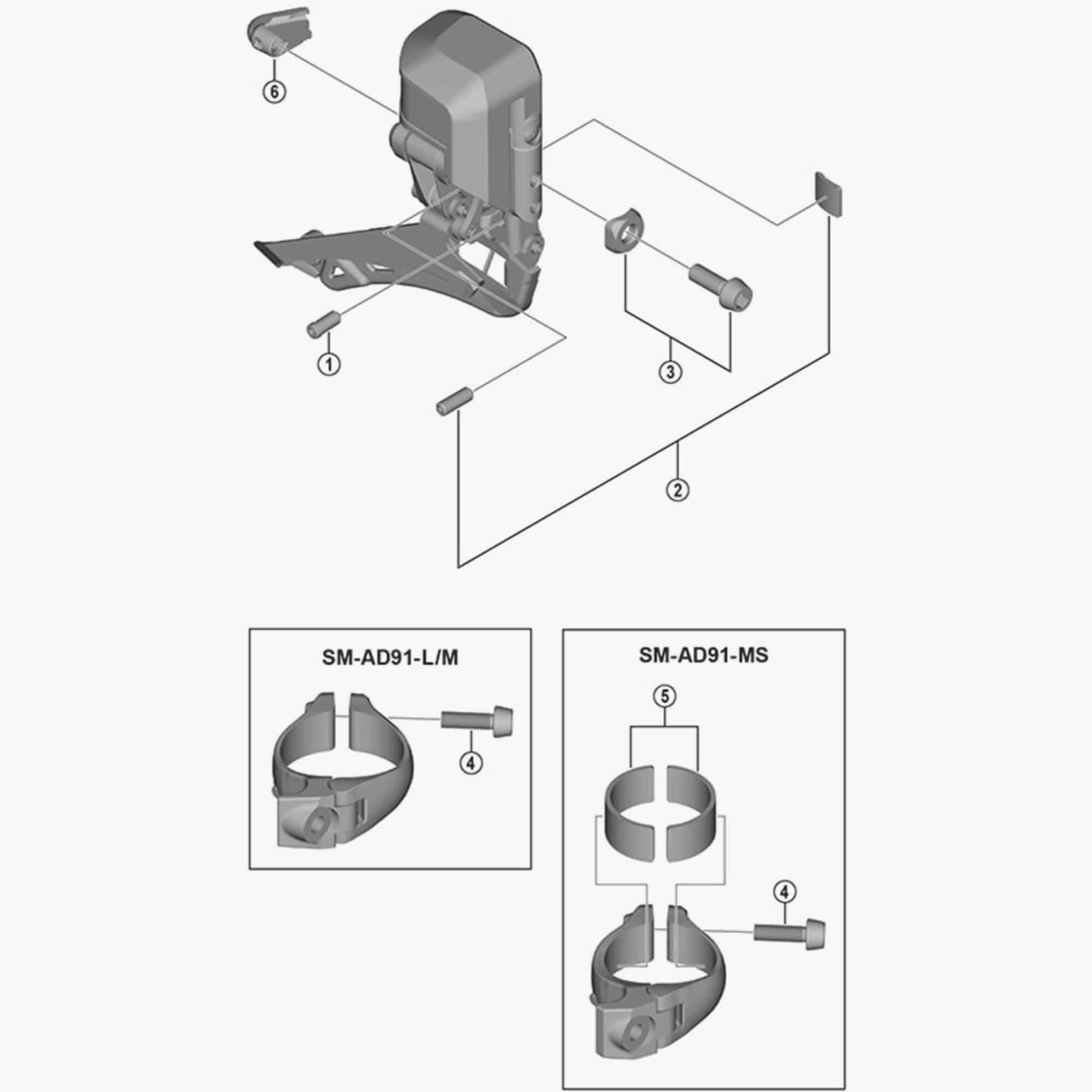 Shimano FD-R9150 front derailleur plug cover, genuine replacement part for transmission protection, made by Shimano Spares.