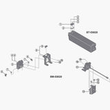 Shimano Spares BM-E8020 ratchet assembly for brake system replacement, showing detailed components and parts.