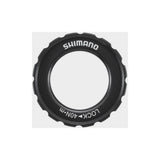 Shimano Spares HB-M618 lock ring and washer for hub assembly maintenance, shown as metal components in the image.
