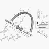 Shimano Hb-M618 Right Hand Cone With Dust Cap