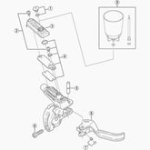 Shimano Bl-M640 Left Hand Lid Spares & Accessories