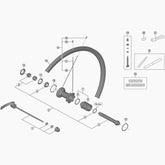 Shimano Wh-Rs700-C30-Tl-R Complete Hub Axle