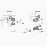Shimano Sl-M9100 Right Hand Case Cover Unit Spares & Accessories