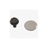 Shimano FC-E5000 crank arm fixing bolt for e-bike components, genuine replacement part, metallic finish, shown on white background.